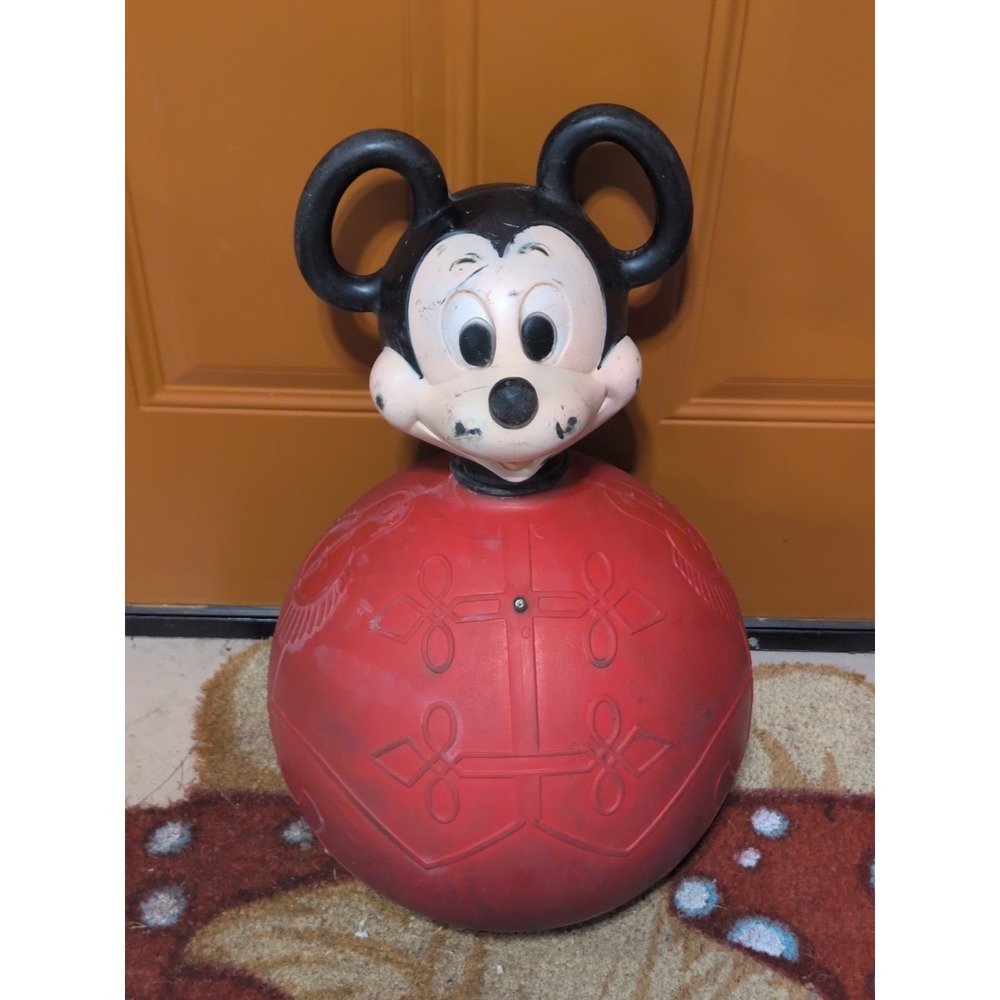 VTG-Hoppity Mickey Mouse‎ Walt Disney Productions 1970's, Bounce Toy Hippity